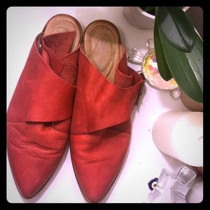 Free People Leather Wrap Ankle Boots